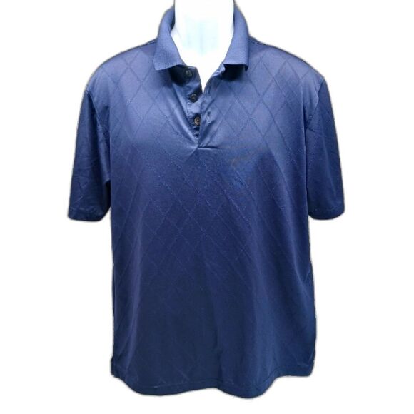 Champion Duo Dry Men's Large Golf Shirt/ Polo Shirt 3 Button. Blue.............. - Picture 1 of 11